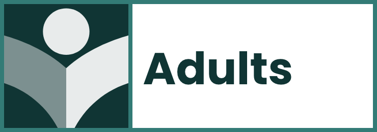 Adults landing page hover link