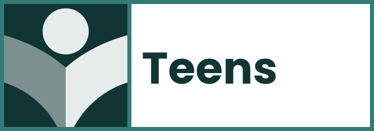 Teens landing page hover link