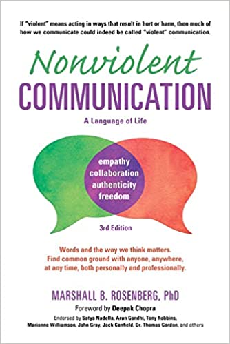 Cover of Nonviolent Communication by Marshall B. Rosenberg PhD