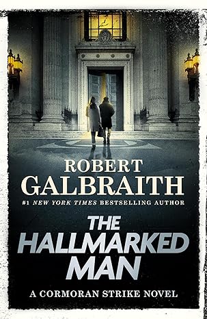 cover of The Hallmarked Man by Robert Galbraith