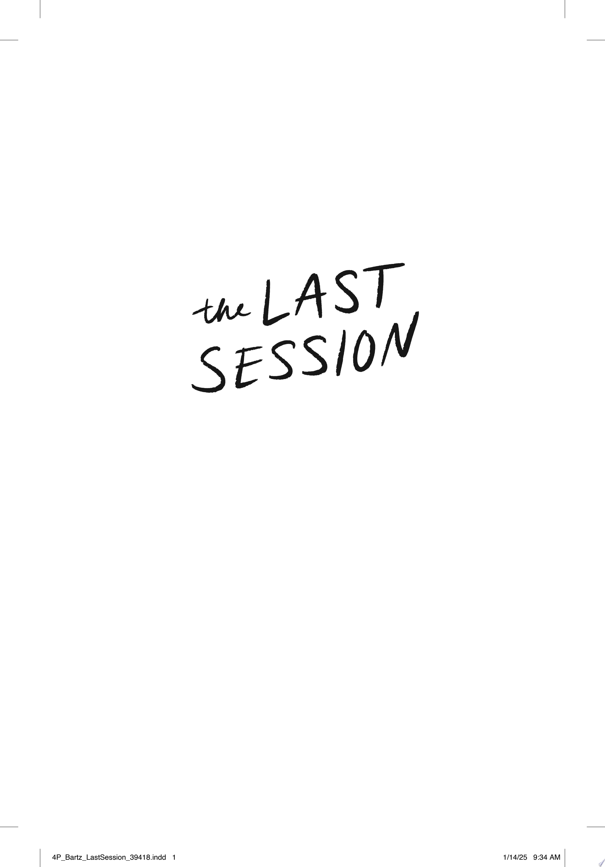 Image for "The Last Session"