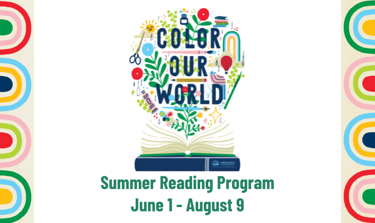 Color Our World Summer Reading Program from June 1 through August 9.