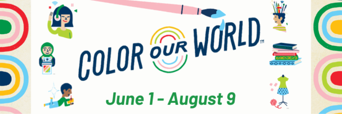 Color Our World June 1 through August 9