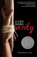 Code Name Verity by Elizabeth Wein cover