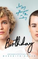 Birthday by Meredith Russo cover
